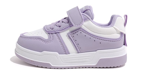Полуботинки школьные K06-2321/WHITE PURPLE