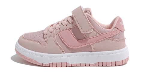 Полуботинки школьные K06-663/WHITE PINK